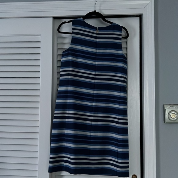 Tommy Hilfiger Women's Indigo Denim Sailing Stripe Shift Dress Size 4 - Picture 2 of 2